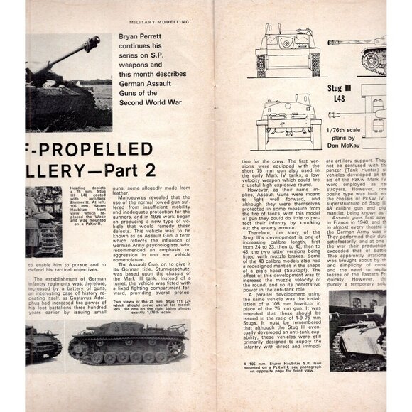 Vintage Military Modelling Magazine March 1971 Issue No. 3 Plans & Reviews - Picture 4 of 5